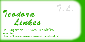 teodora linkes business card